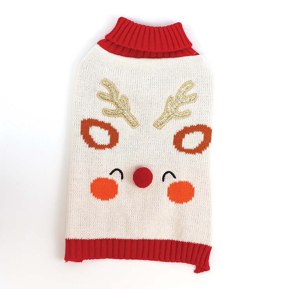 Glitter Reindeer Sweater S/M