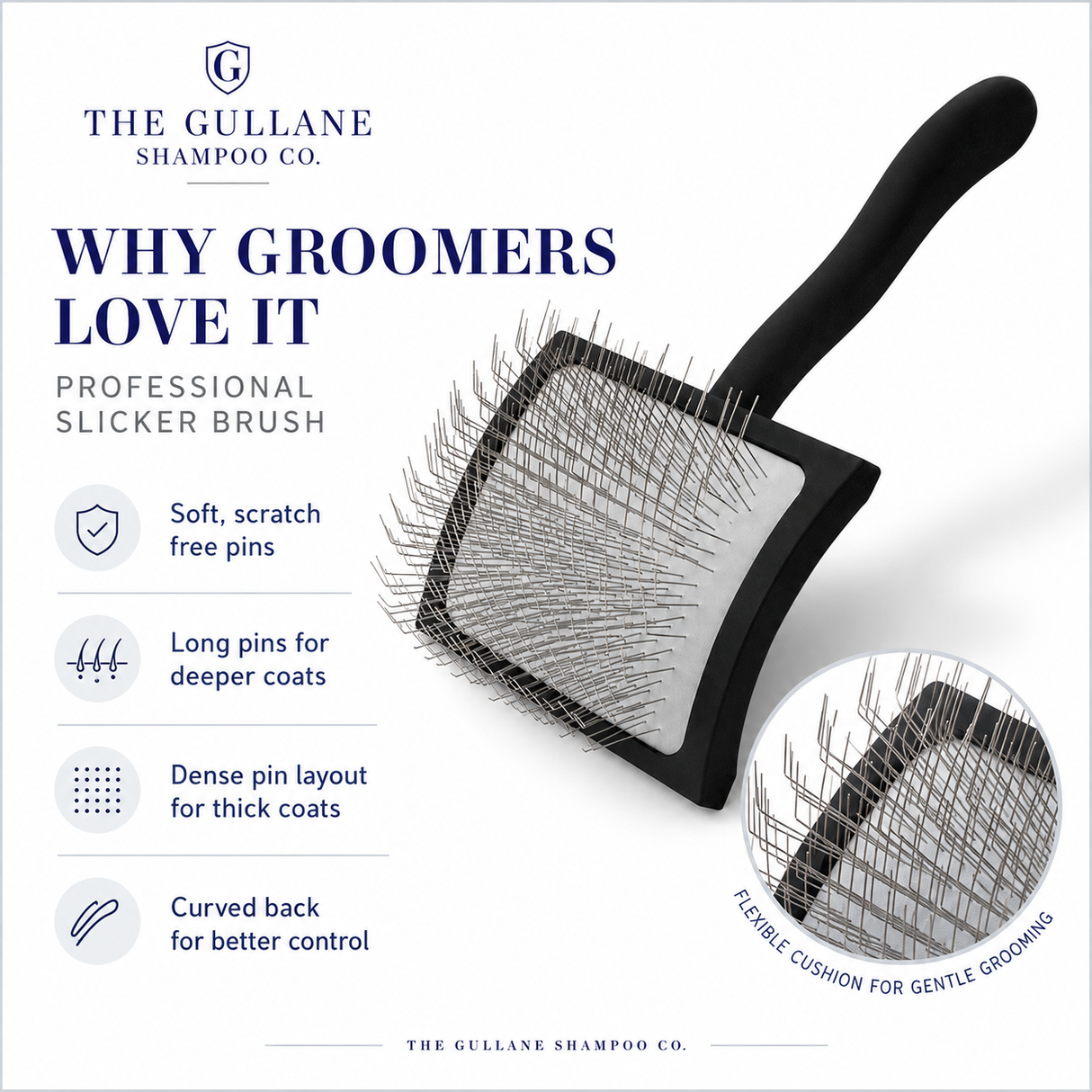 The Gullane Shampoo Co - Professional Slicker Brush