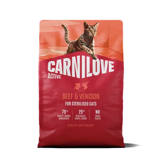 Carnilove ACTIVE Beef & Venison Cat Food