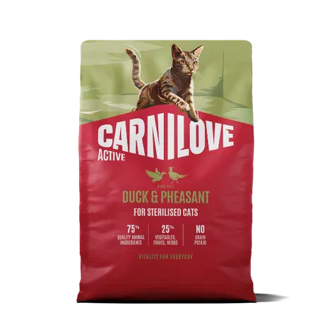 Carnilove Duck & Pheasant Grain Free Dry Cat Food