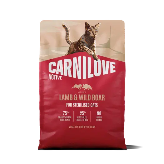 Carnilove Lamb & Wild Boar Grain Free Dry Cat Food