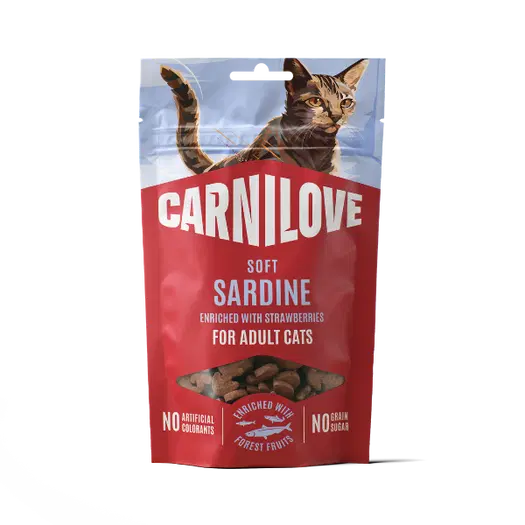 Carnilove Sardines With Strawberries Treats 50g