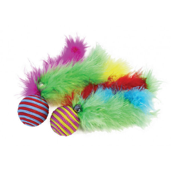 Carnival Ball Cat Toy 2pc