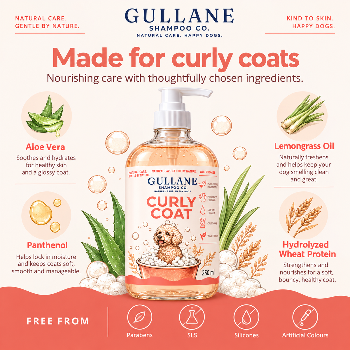 Gullane Shampoo Co. - Curly Coat