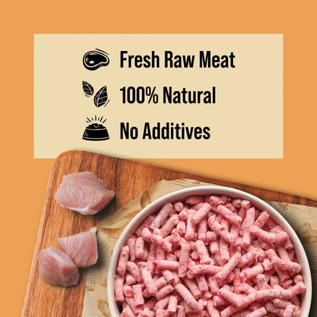 Dibo/Totally Natural Raw Dog Food - Turkey