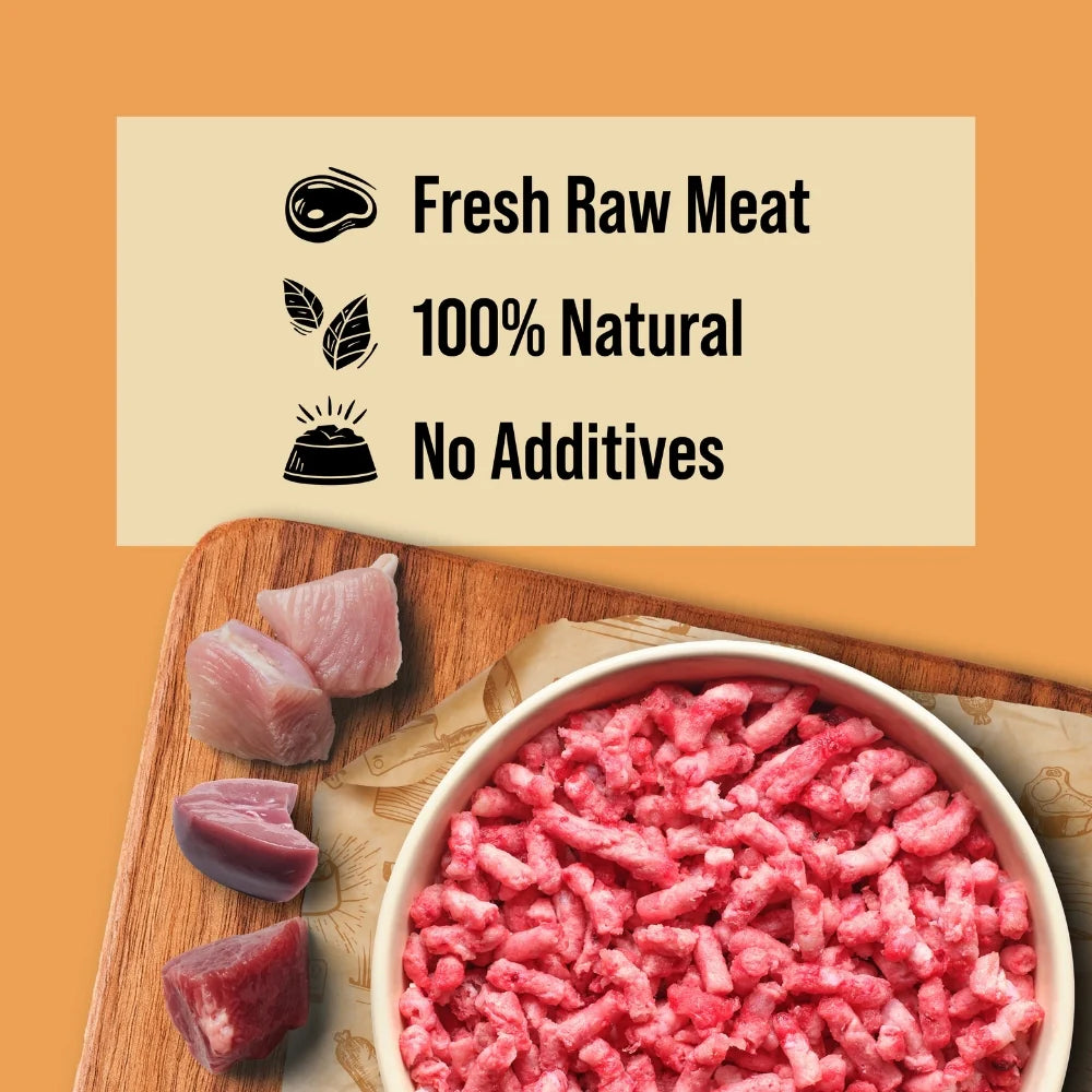 Dibo/Totally Natural Raw Dog Food - Turkey/Lamb/Offal
