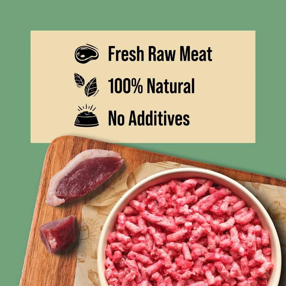 Dibo/Totally Natural Raw Dog Food - Duck/Beef/Offal