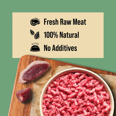 Dibo/Totally Natural Raw Dog Food - Duck/Beef/Offal