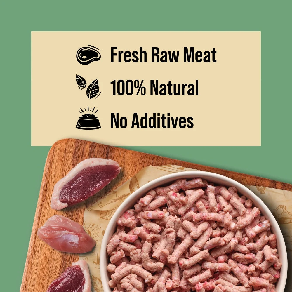 Dibo/Totally Natural Raw Dog Food - Duck and Rabbit