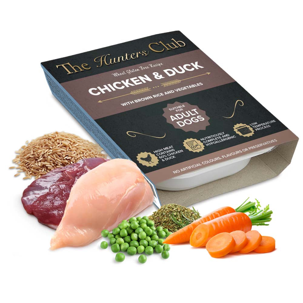 The Hunters Club Trays With Brown Rice and Vegetables 395g