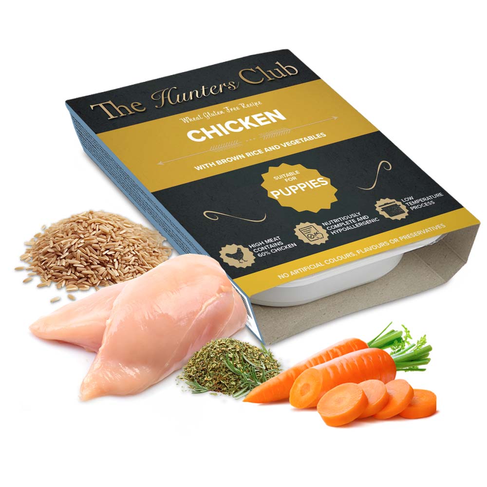 The Hunters Club Trays With Brown Rice and Vegetables 395g