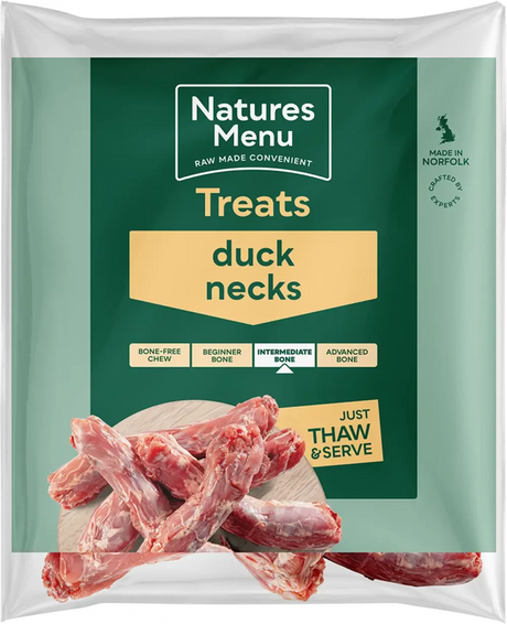 Duck Necks Frozen Raw Treat