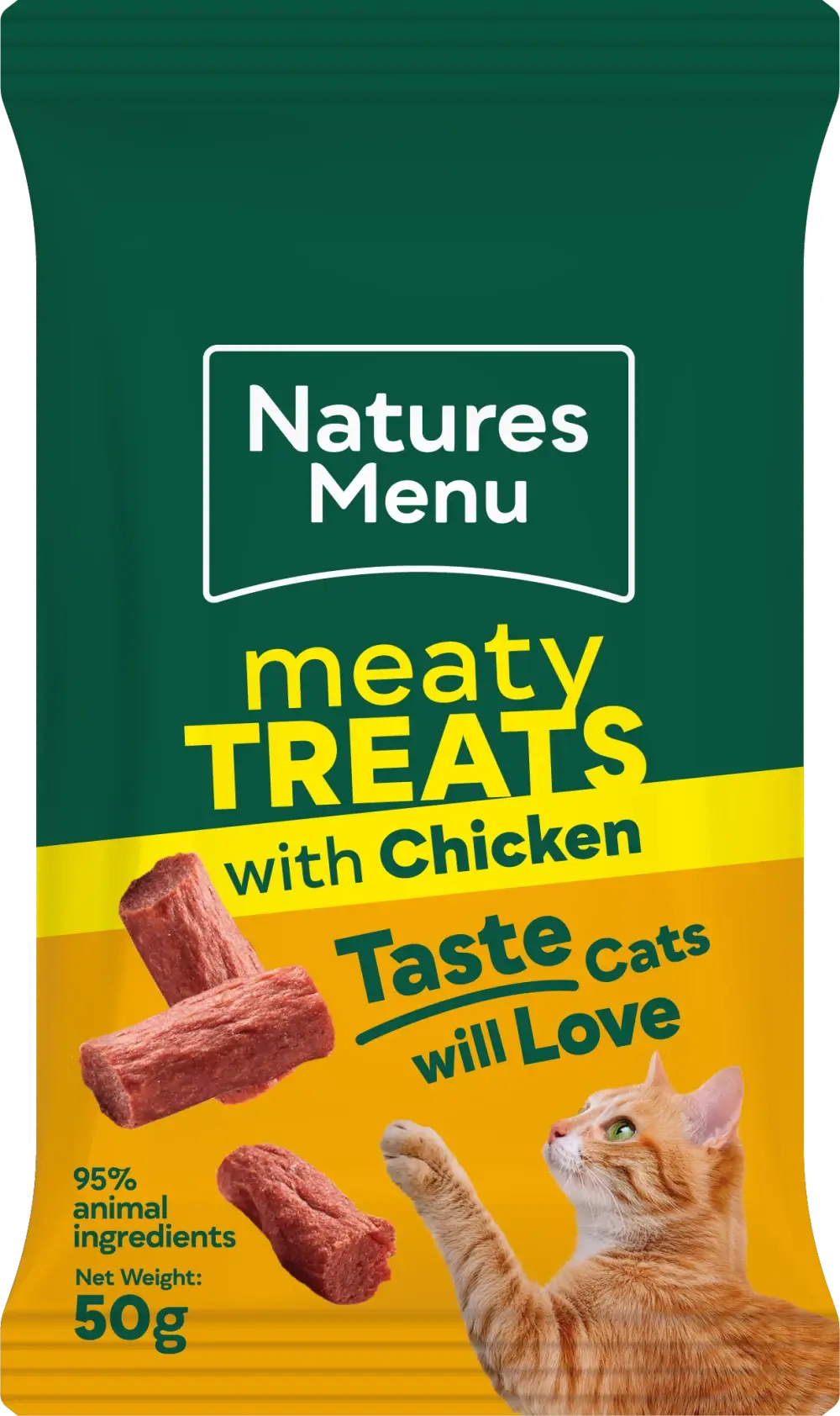 Natures Menu Cat - Chicken Meaty Treats 50g