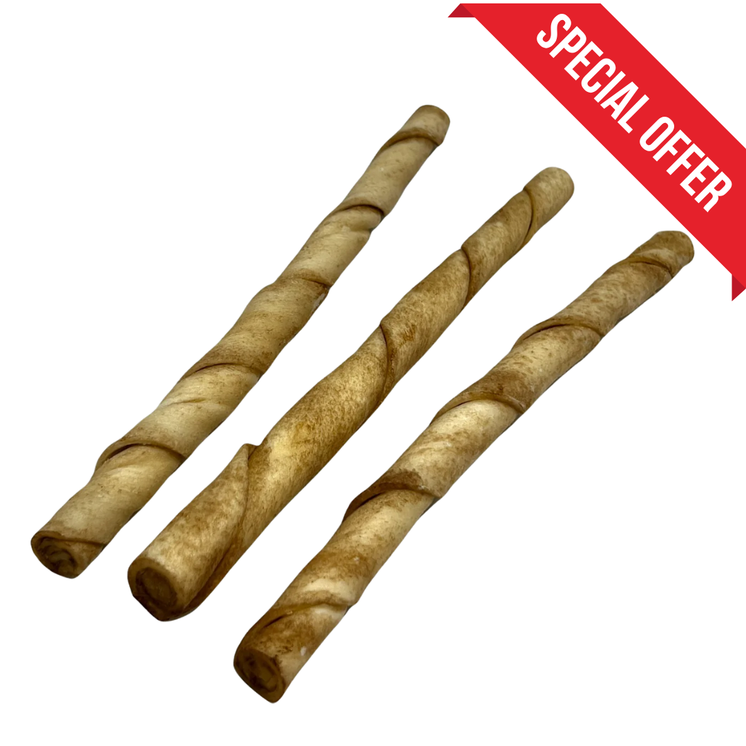 Rawhide Twist's Peanut Butter ,Lamb , Cheese