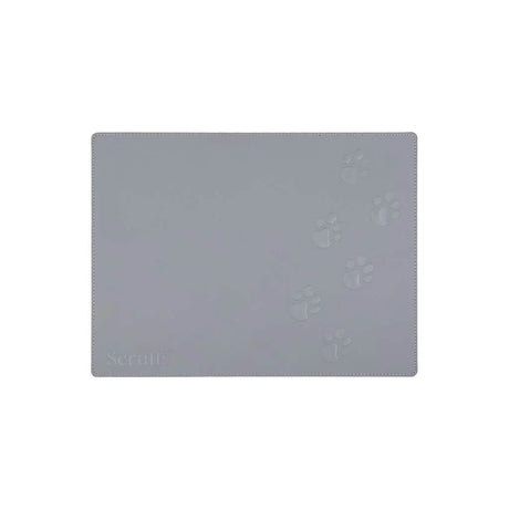 Scruffs Faux Leather Pet Placemat 40 x 30cm - Grey