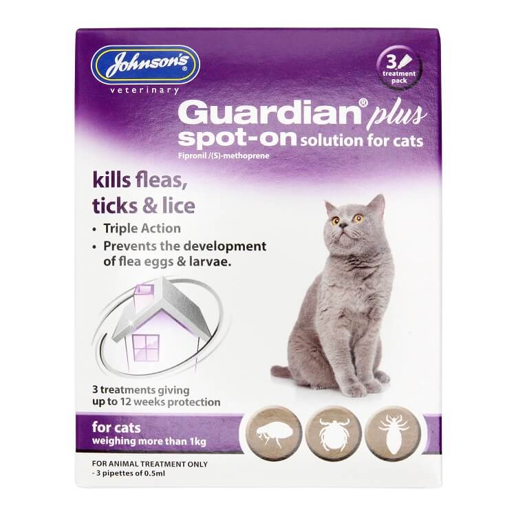 Johnsons Guardian Plus Spot-On for Cats
