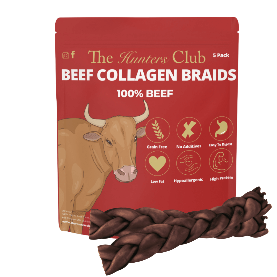 The Hunters Club Beef Collagen Braids