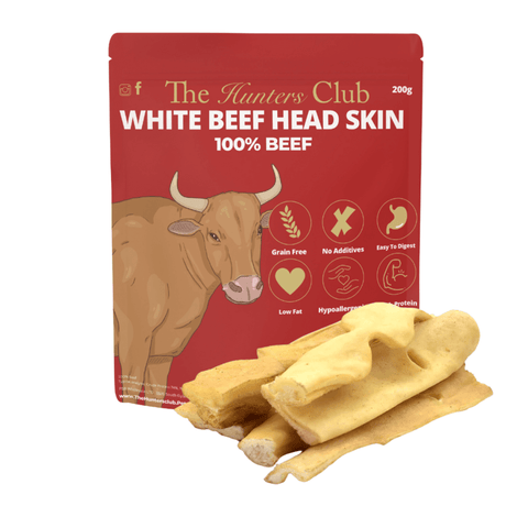 The Hunters Club White Beef Head Skin 200g