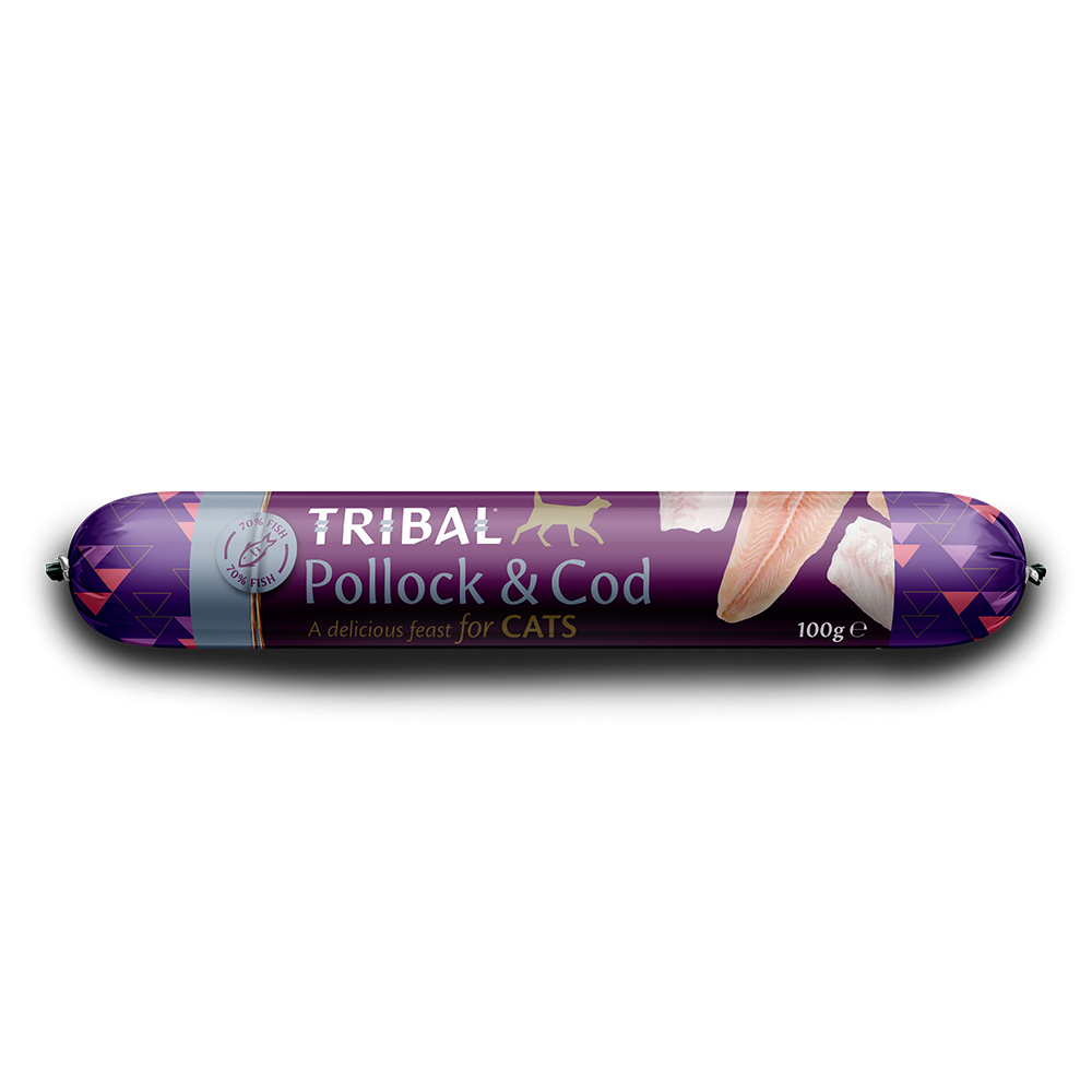 Tribal 70% Gourmet Sausage Wet Cat Food 100g