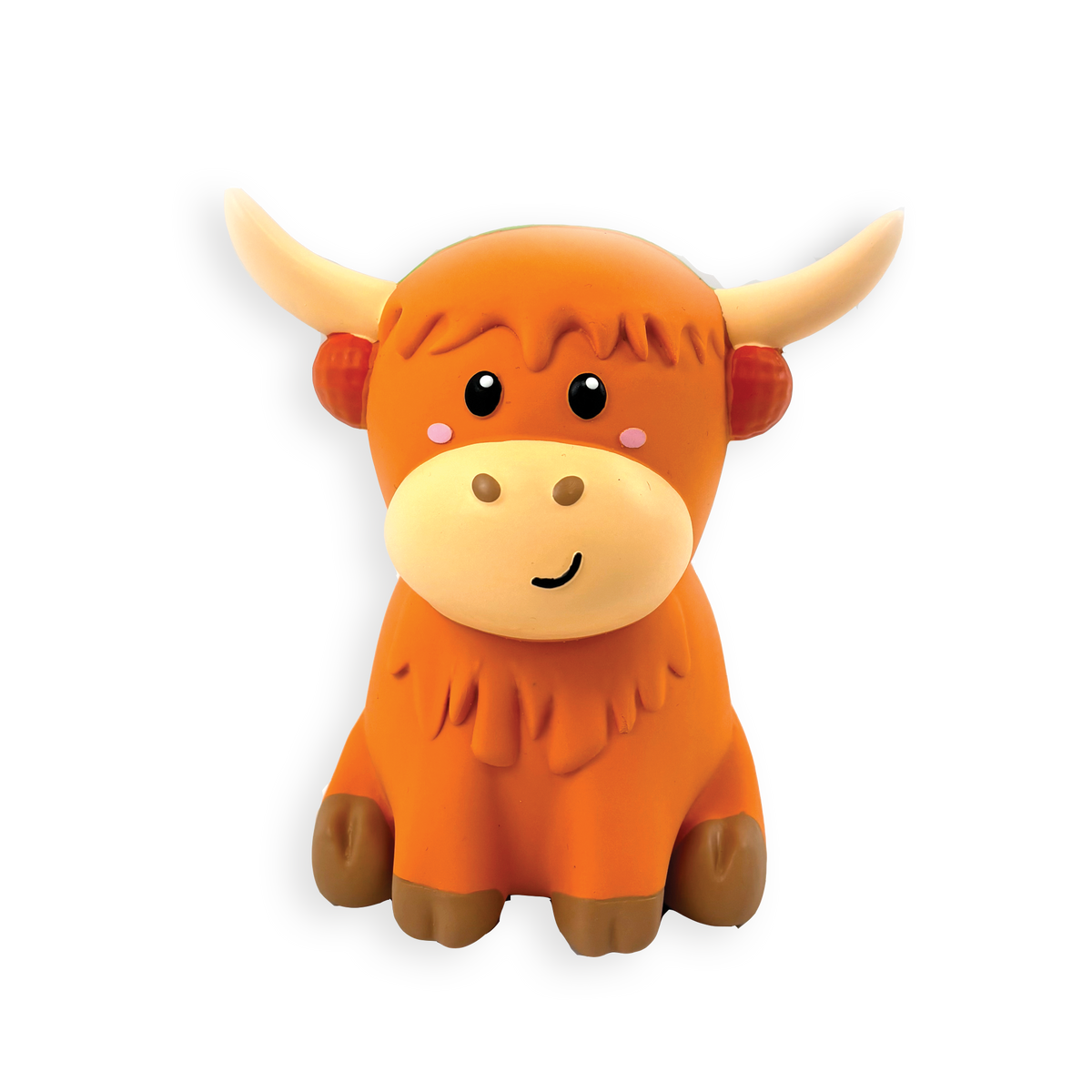 Happy Pet Highland Cow Latex Dog Toy