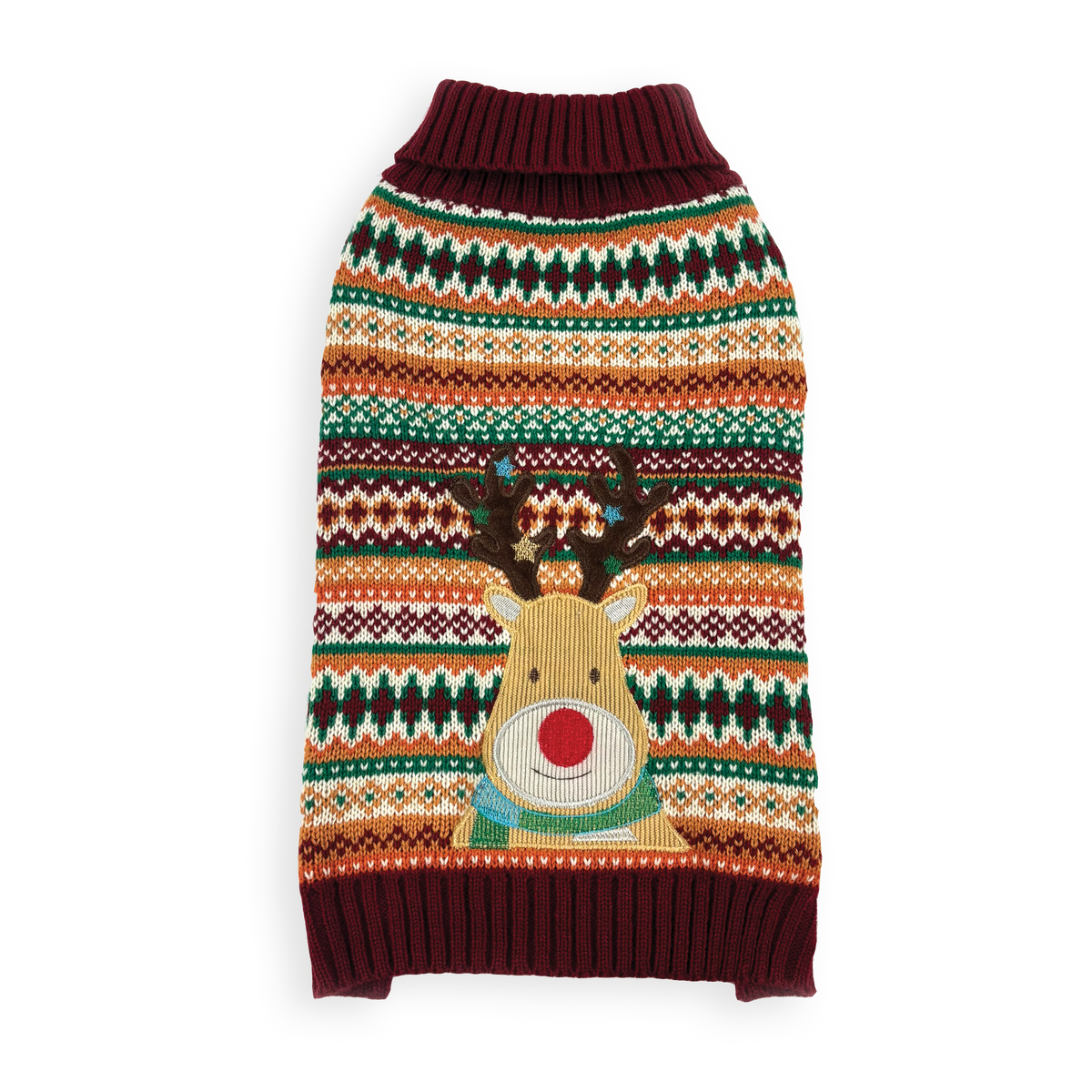 Happy Pet Reindeer Grandad Sweater