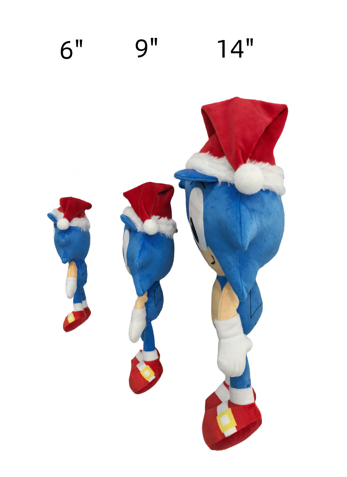 Happy Pet Sonic the Hedgehog® Festive Dog Toy - side view