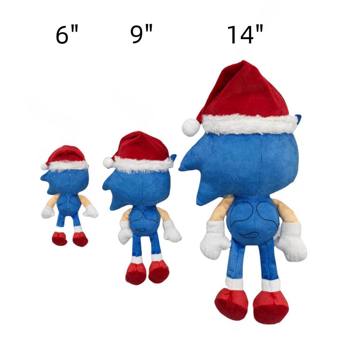 Happy Pet Sonic the Hedgehog® Festive Dog Toy - rear view