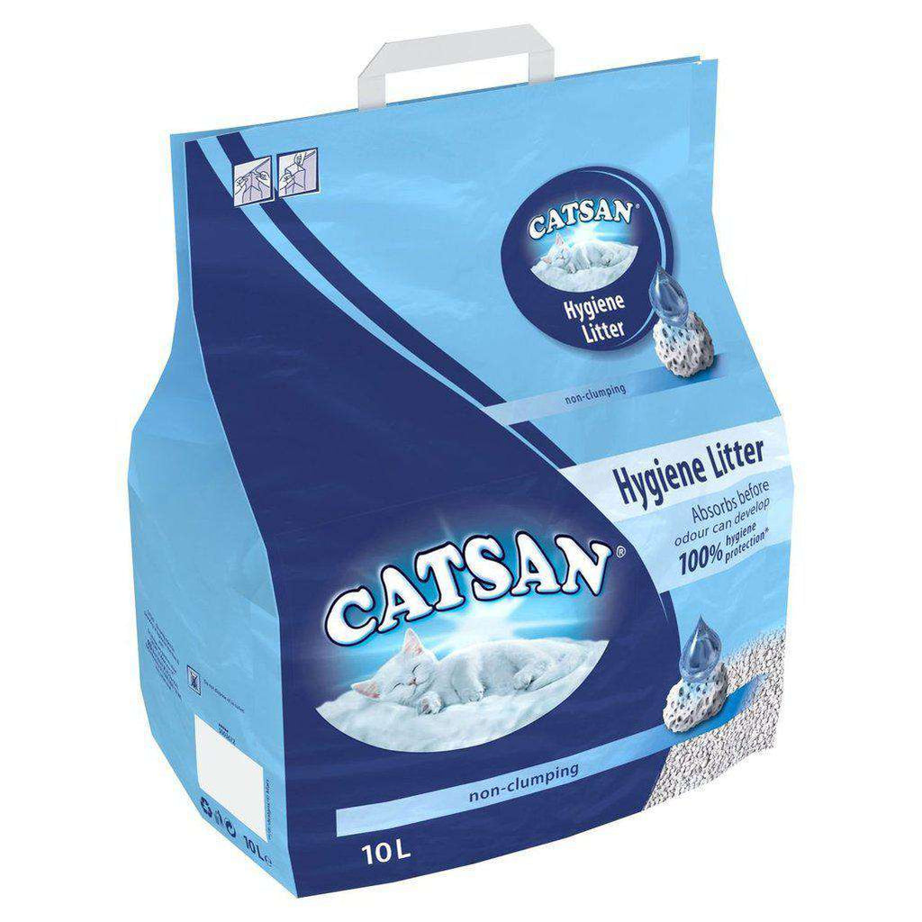 Catsan Hygiene Non-Clumping Cat Litter - Multiple sizes Available-Cat Litter-Catsan-20L-Dofos Pet Centre