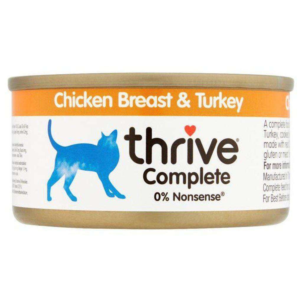 Thrive Complete Chicken Breast & Turkey Wet Cat Food 75g-Cat Wet Food-Thrive-Dofos Pet Centre
