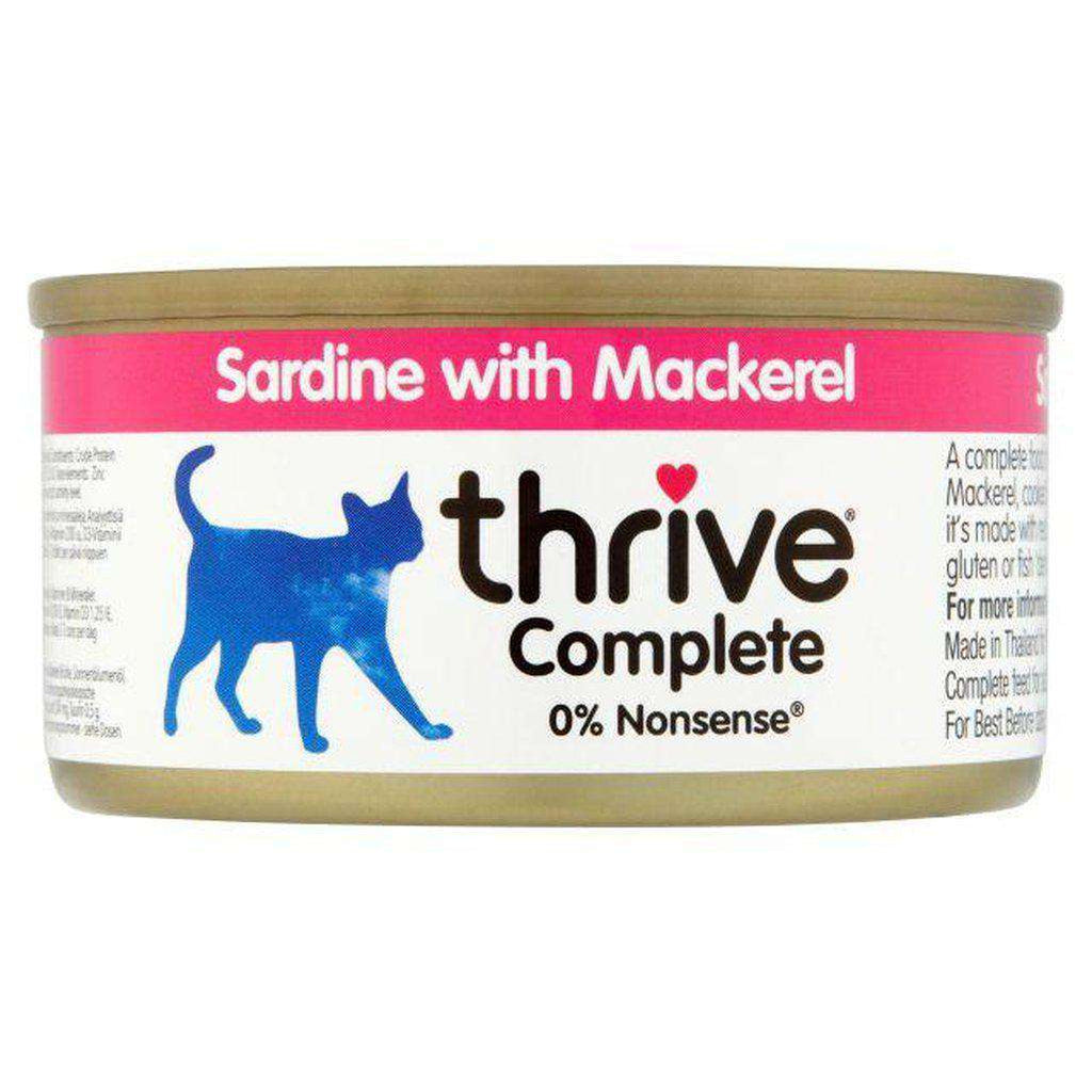 Thrive Complete Sardine With Mackerel Wet Cat Food 75g-Cat Wet Food-Thrive-Dofos Pet Centre