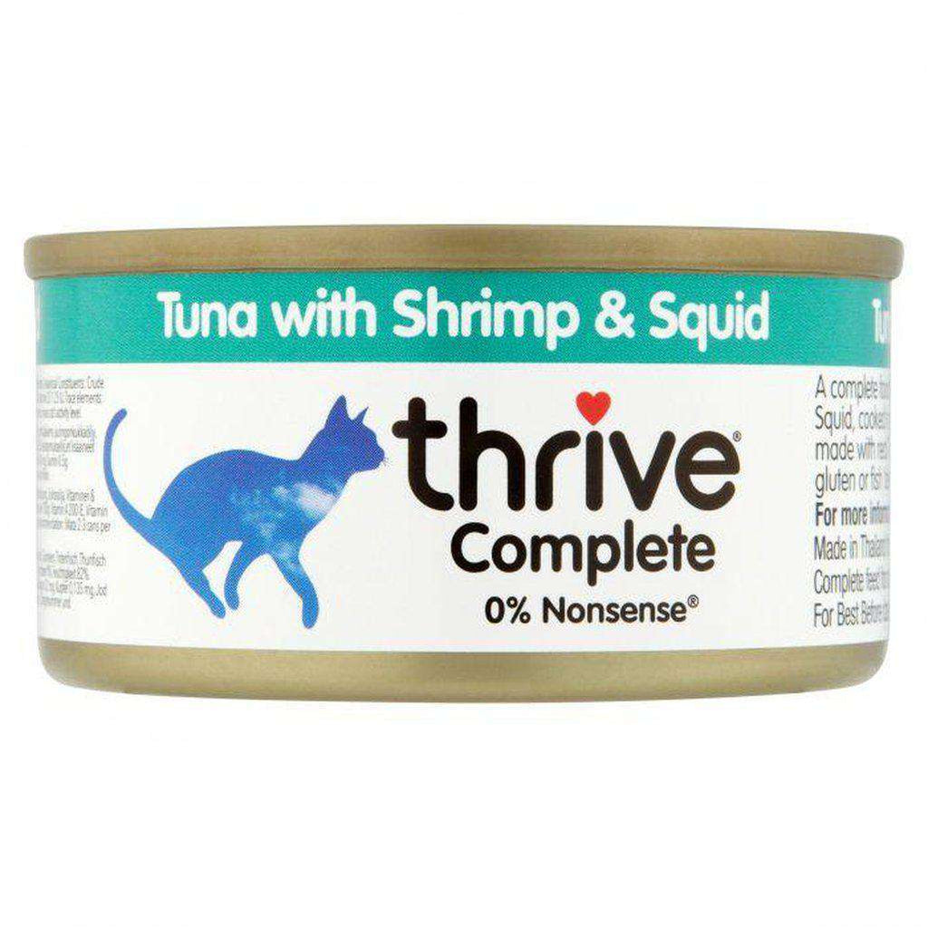 Thrive Complete Tuna with Shrimp And Squid Wet Cat Food 75g-Cat Wet Food-Thrive-Dofos Pet Centre