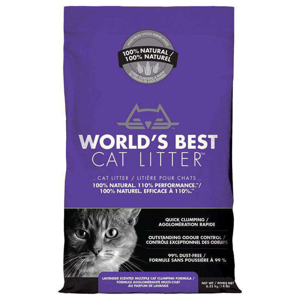 World's Best Cat Litter Lavender-Cat Litter-Worlds best-6.35kg-Dofos Pet Centre