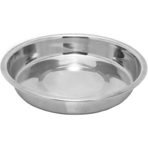 Pet Platter Stainless Steel Puppy Shallow Pan