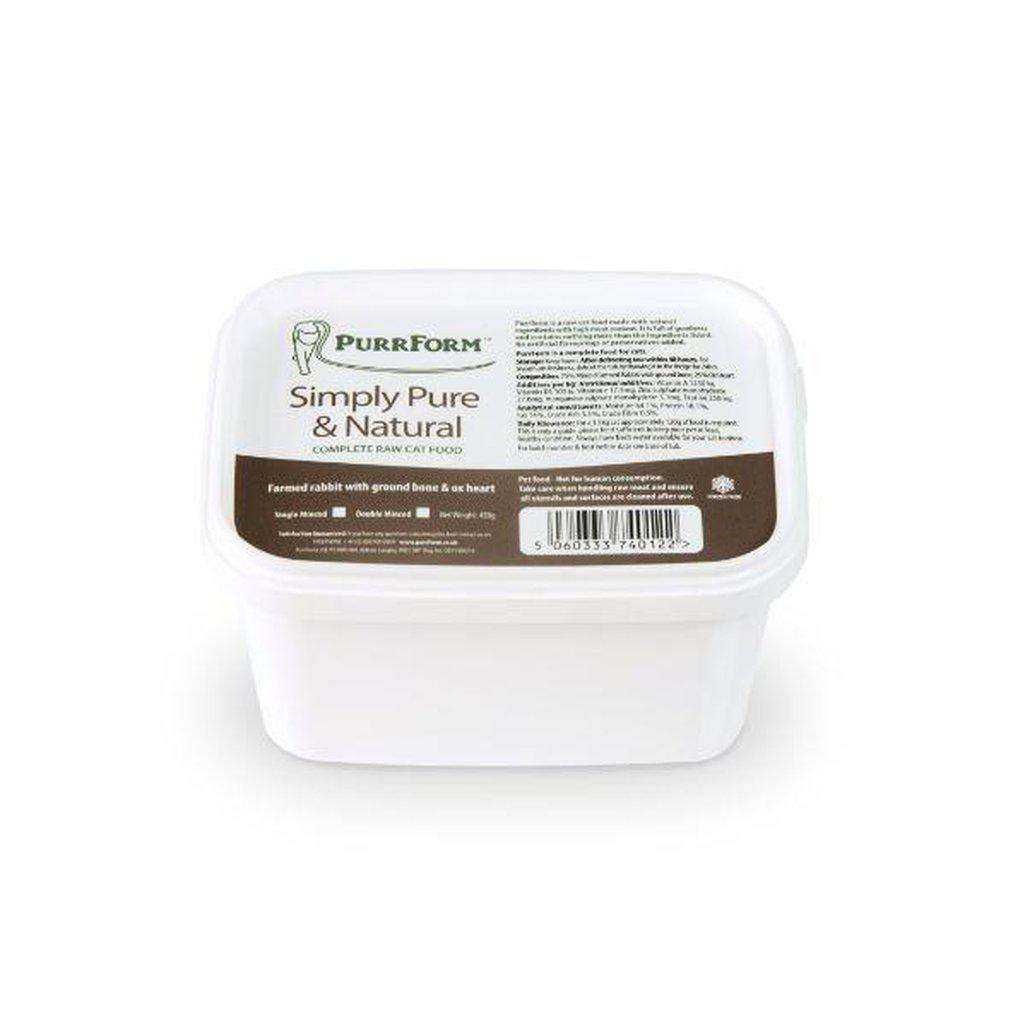 Purrform Rabbit and Bone with Ox Heart - ADULT 450g