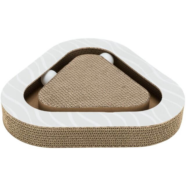 Trixie Scratching Cardboard With Balls With Catnip