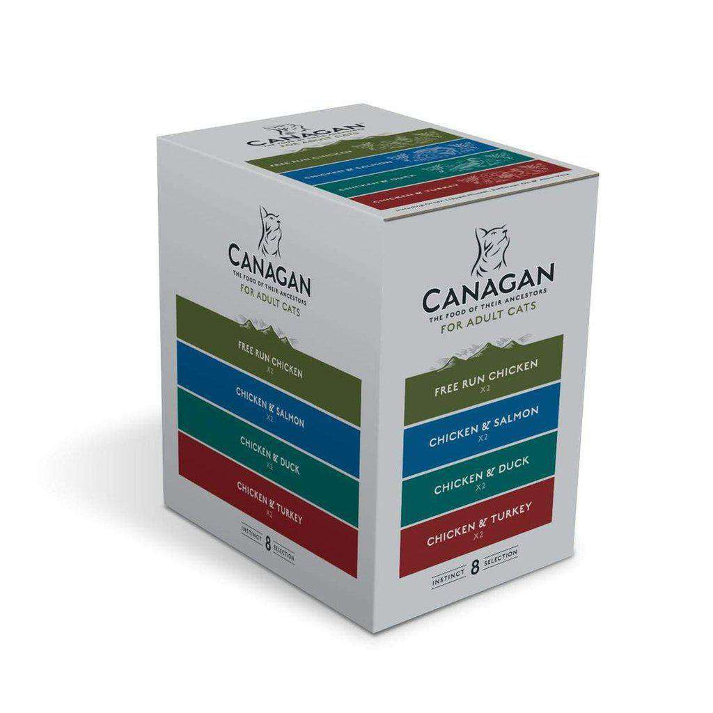 Canagan Cat Pouch Multi pack 8x85g Wet Cat food-Cat Wet Food-Canagan-Dofos Pet Centre