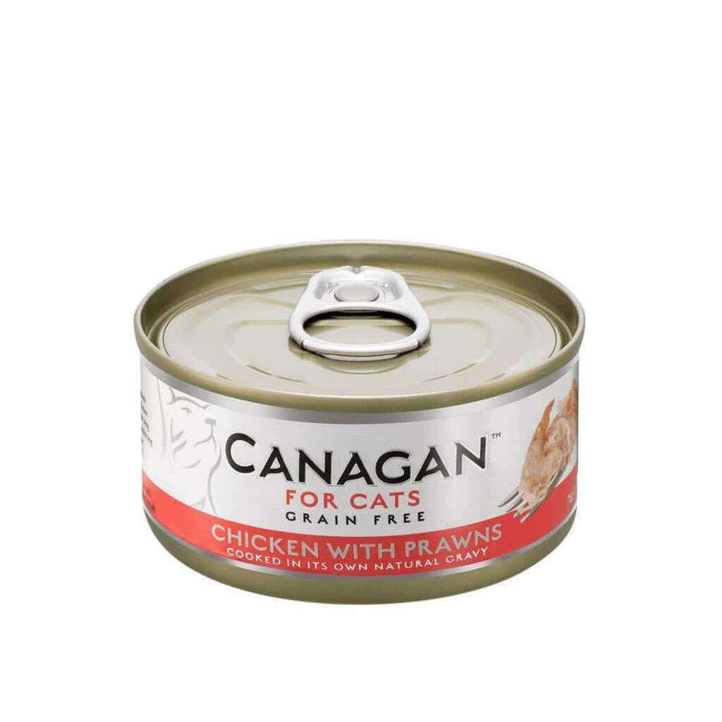 Canagan Chicken With Prawn Can Cat Wet Food 75g-Cat Wet Food-Canagan-Dofos Pet Centre