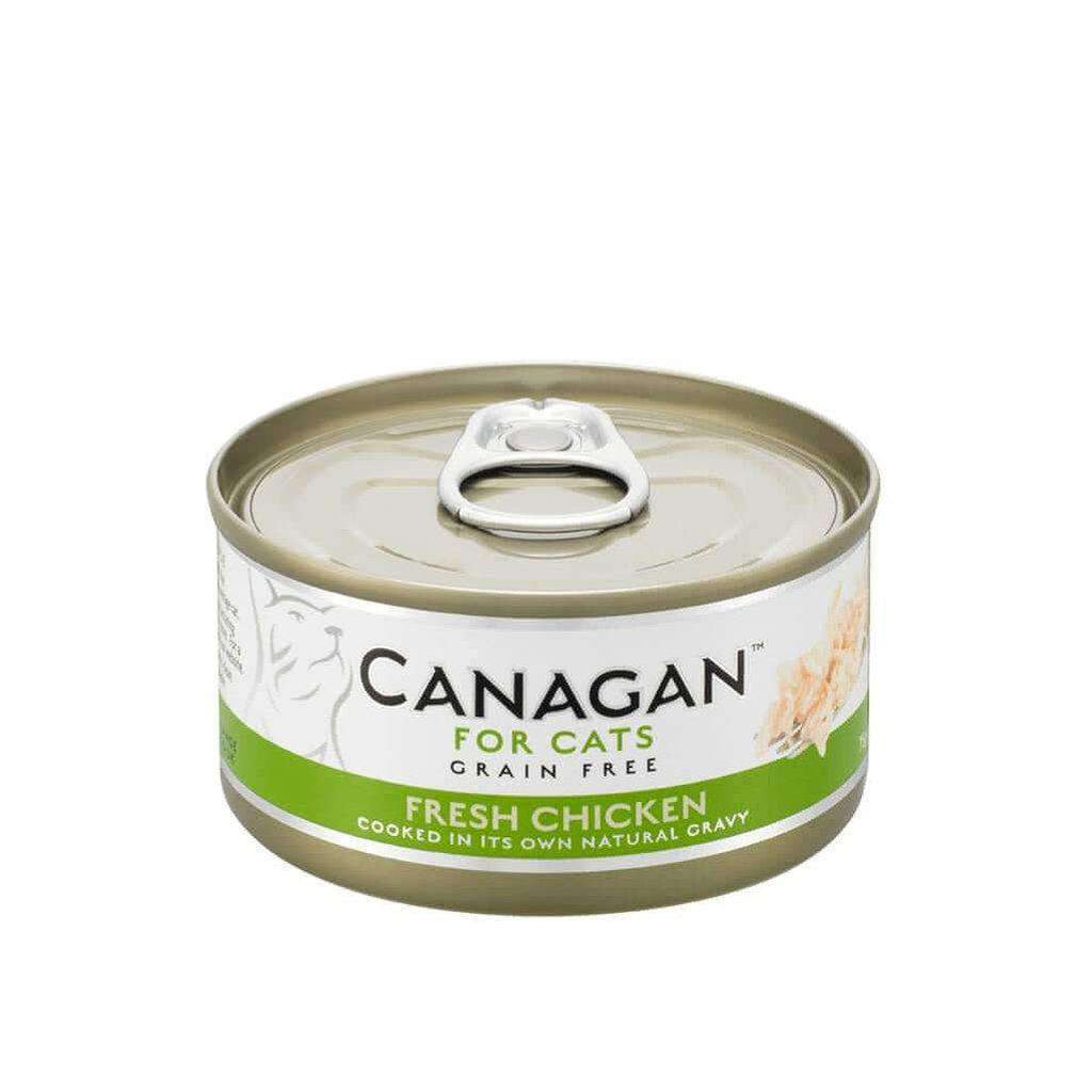 Canagan Fresh Chicken Can Cat Wet Food 75g-Cat Wet Food-Canagan-Dofos Pet Centre