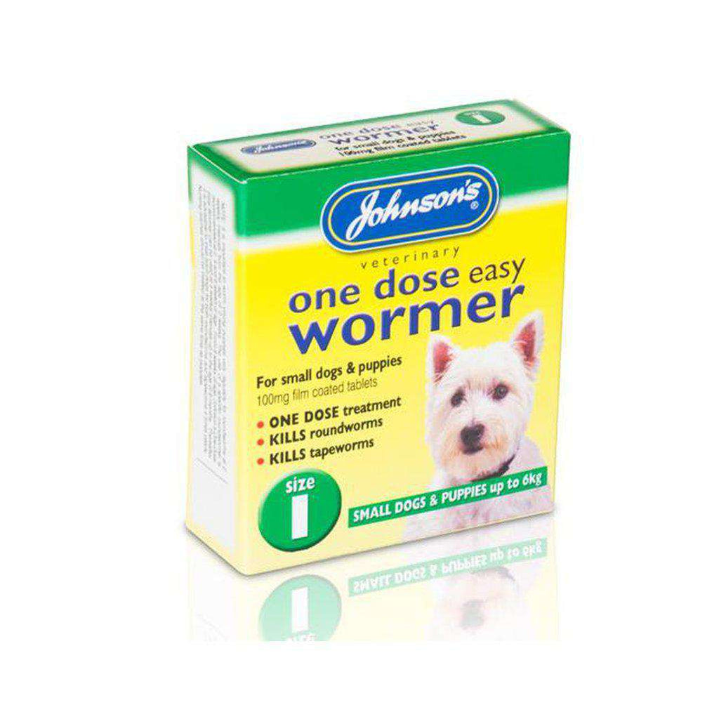 Johnsons One Dose Easy Wormer - All Sizes-Health & Treatments-Johnsons-1-Dofos Pet Centre