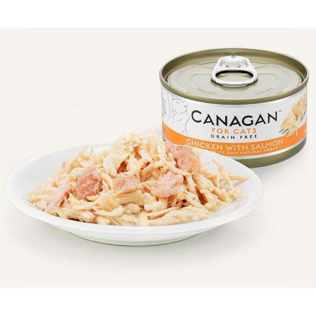 Canagan Chicken With Salmon Can Cat Wet Food 75g-Cat Wet Food-Canagan-Dofos Pet Centre
