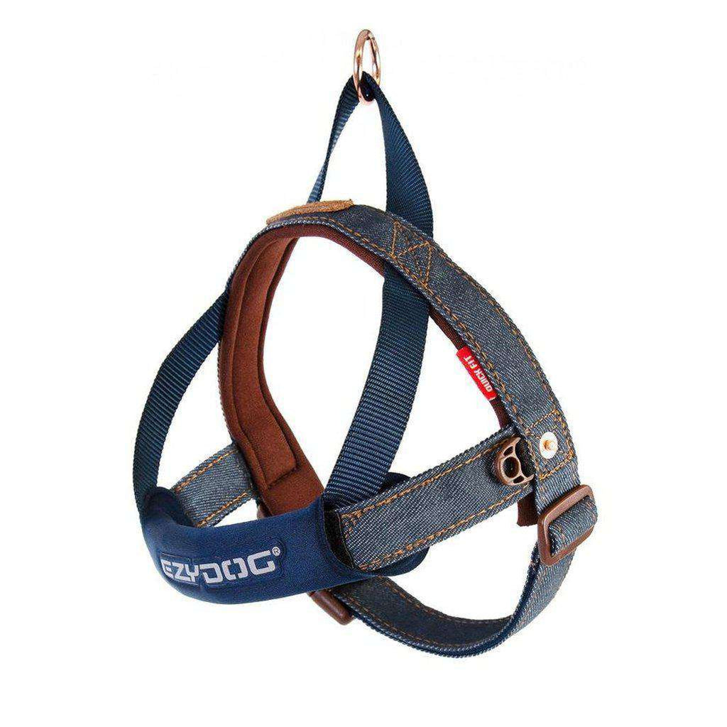 EzyDog Quick Fit Harness - All Colours-Dog Harness-Ezydog-Xs-Denim-Dofos Pet Centre