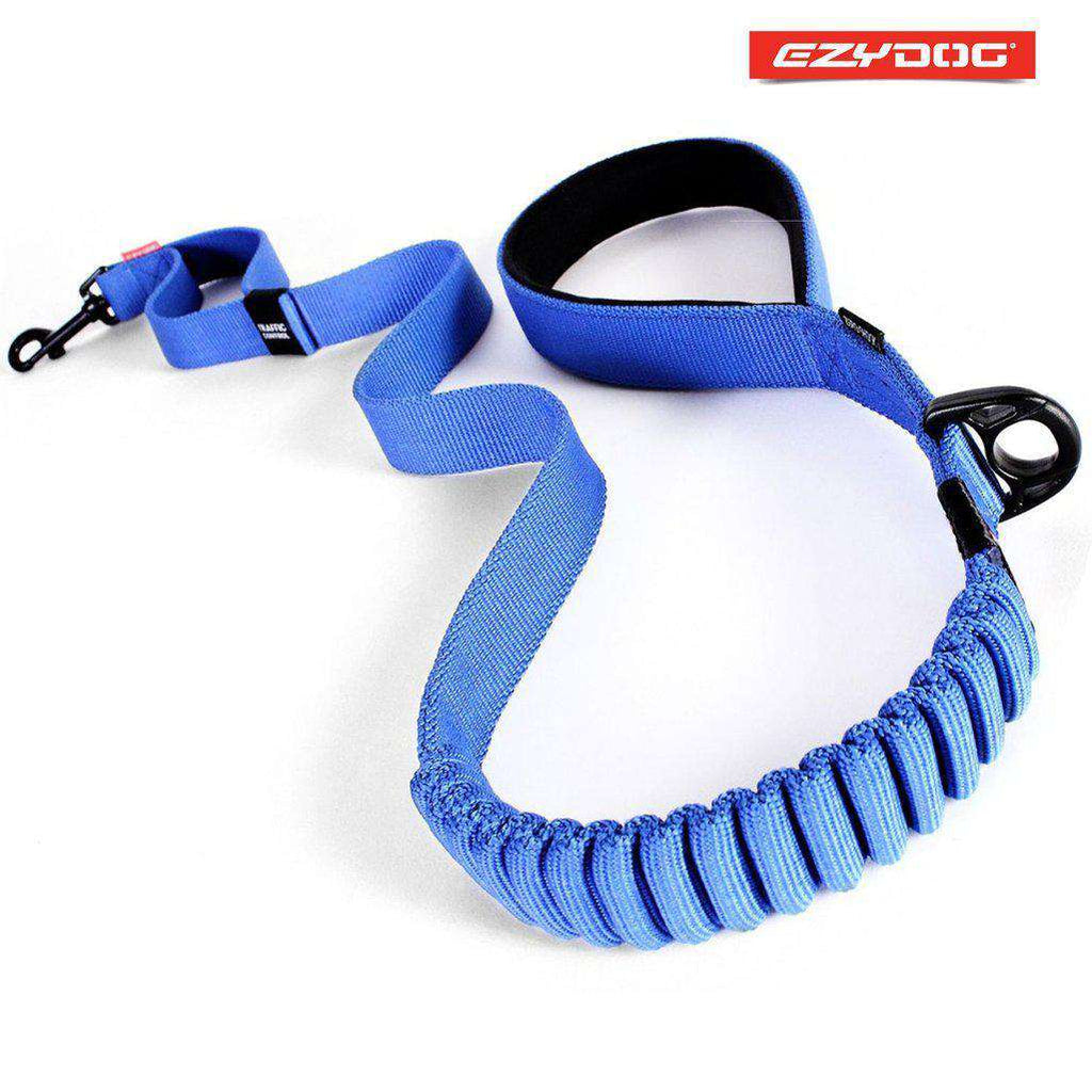 EzyDog Zero Shock Lead 48'' - All Colours-Dog Lead-Ezydog-Blue-Dofos Pet Centre