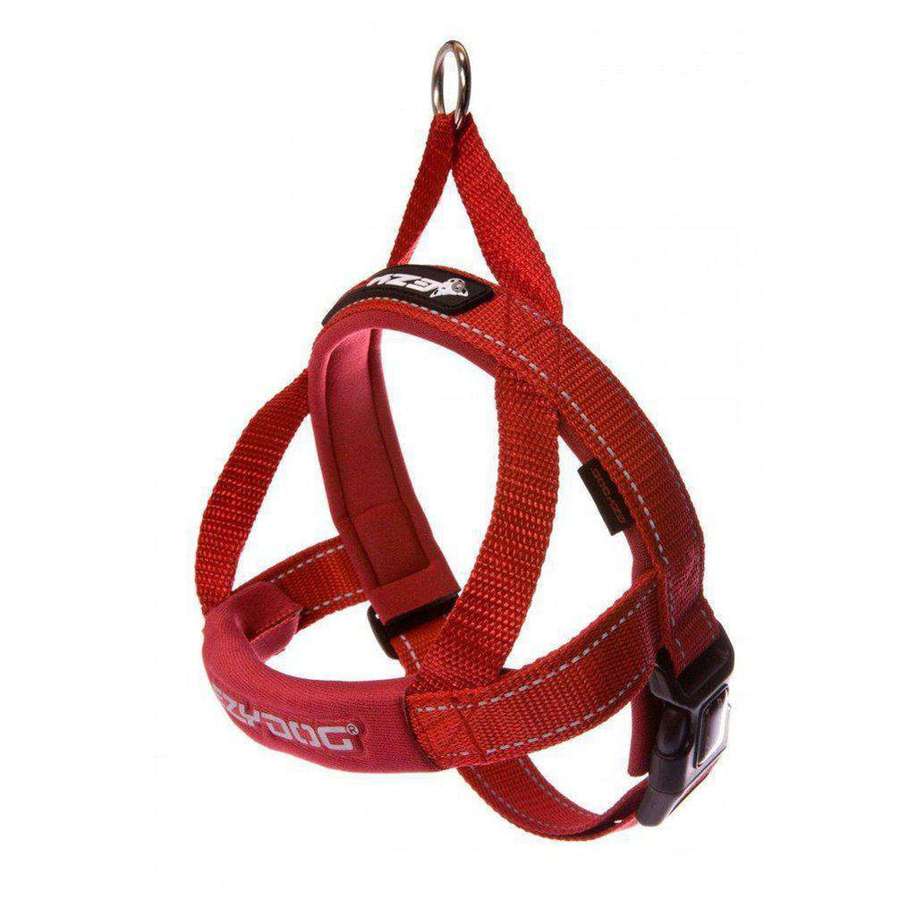 EzyDog Quick Fit Harness - All Colours-Dog Harness-Ezydog-Xs-Red-Dofos Pet Centre
