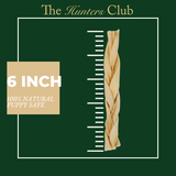 The Hunters Club Braided Lamb Skin Dog Chew