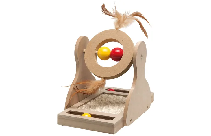 Wooden Scratch Toy Tumbler
