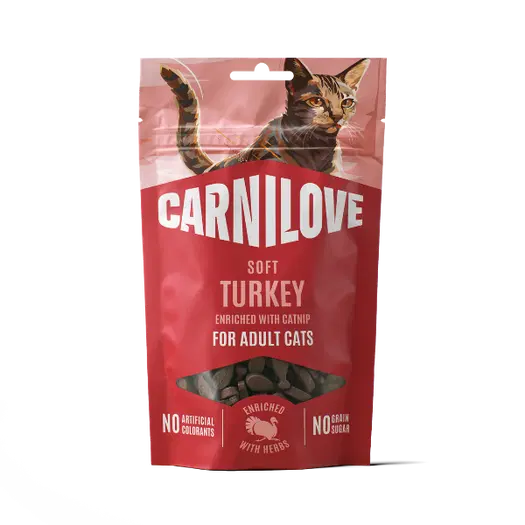 Carnilove Turkey With Catnip Treats 50g