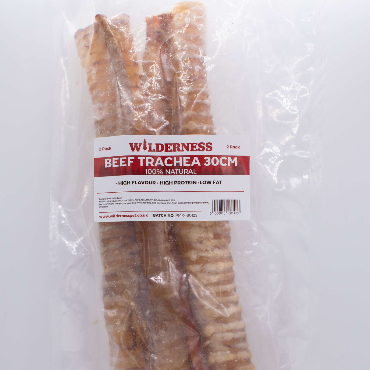 The Hunters Club Beef Trachea 30cm 2Pack