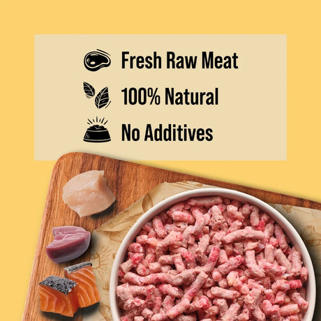 Dibo/Totally Natural Raw Dog Food - Chicken/Salmon/Offal