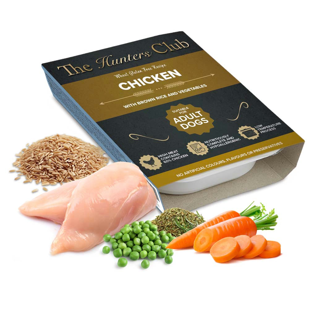 The Hunters Club Trays With Brown Rice and Vegetables 395g