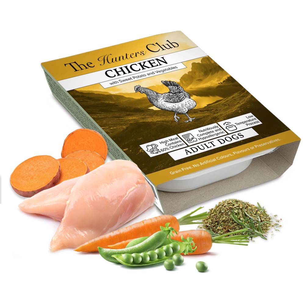 The Hunters Club Wet Dog Food - Grain Free Trays 395g